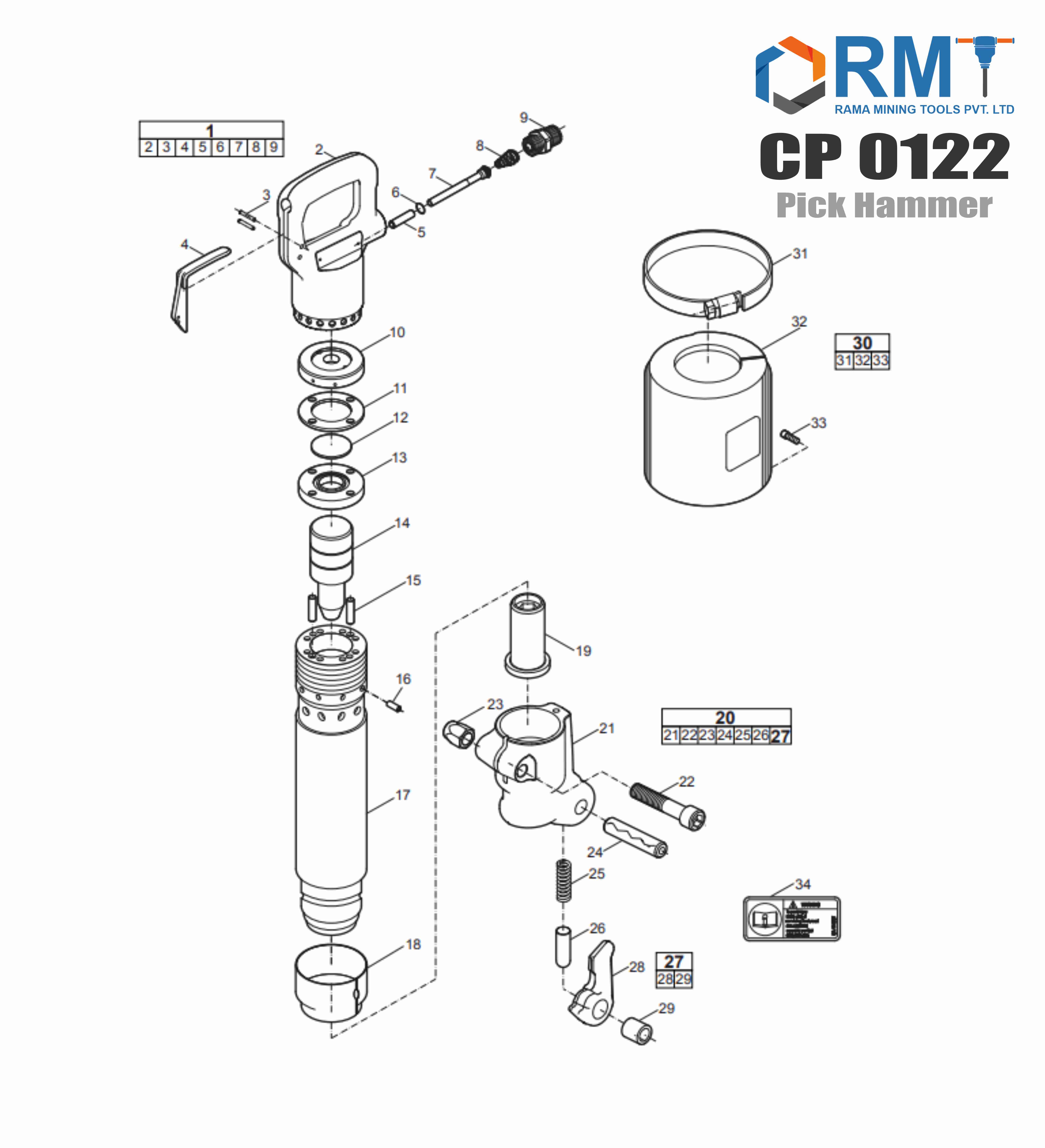 CP 0122 - Pick Hammer